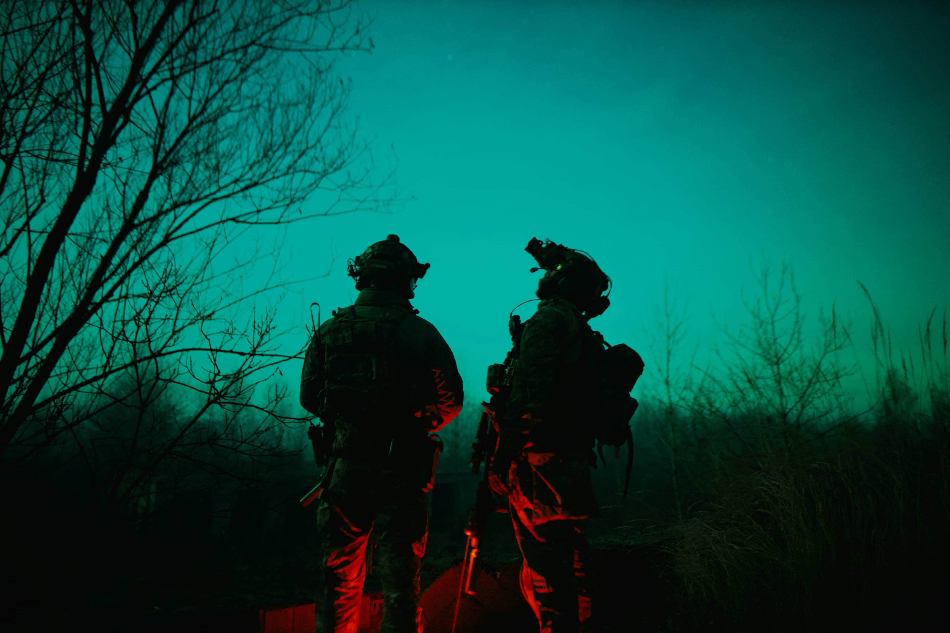Tactical training at night